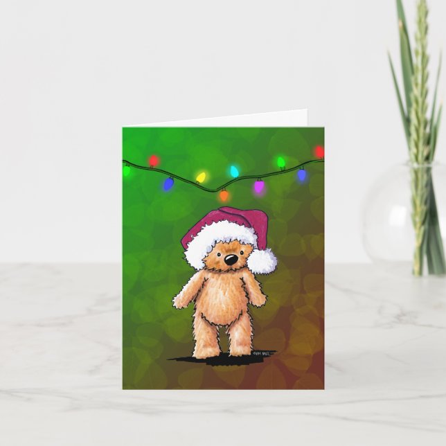 Pour Fêtes Annuelles Cartes de Noël Little Bear (Devant)