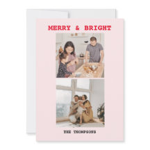 Cartes de Noël lumineuses modernes