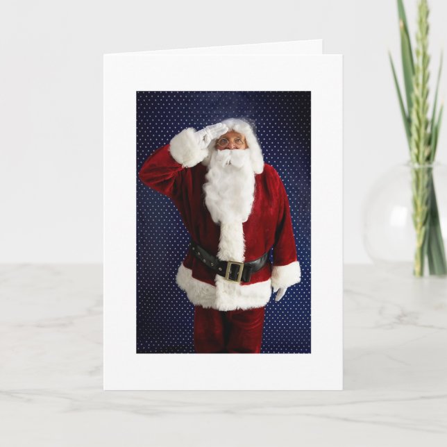Pour Fêtes Annuelles Cartes de Noël militaires Cartes de fin de année m (Devant)