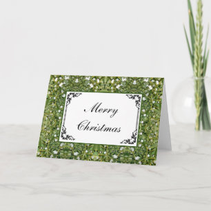 Pour Fêtes Annuelles Cartes de Noël Mistletoe Berries