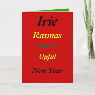 Pour Fêtes Annuelles Cartes de Noël Rasta