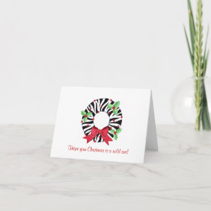 Pour Fêtes Annuelles Cartes de Noël sauvages d'amusement de guirlande
