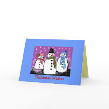 Cartes de Noël Snowfolk