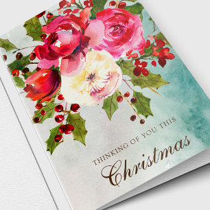 Pour Fêtes Annuelles Cartes de Noël Sympathie   Penser À Vous 8