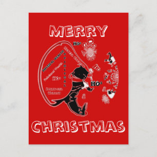 Pour Fêtes Annuelles Cartes de personnaliser de Joyeux Noël de HoHoHo
