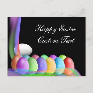 Pour Fêtes Annuelles Cartes de poste Pastel personnalisées OEufs de Pâq
