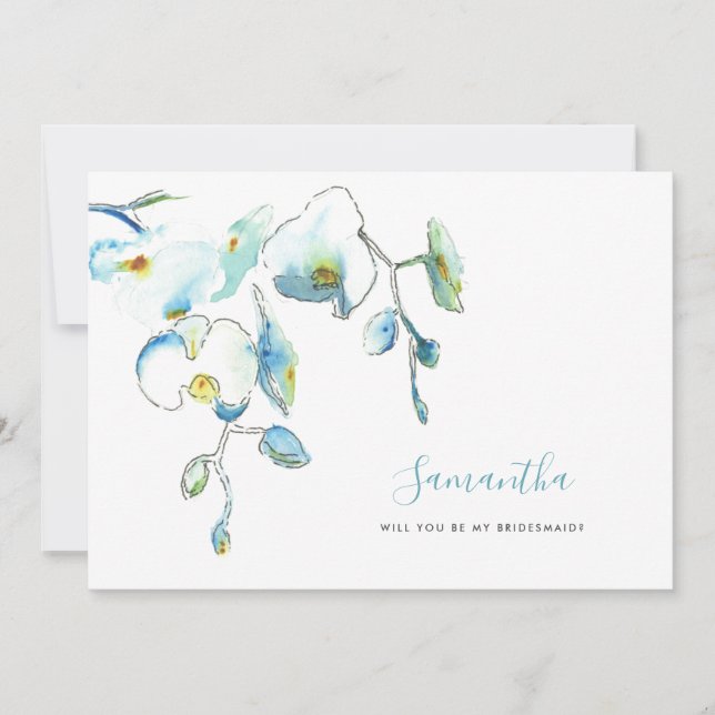 Pour Fêtes Annuelles Cartes de proposition d'aide d'éclairage des orchi (Devant)