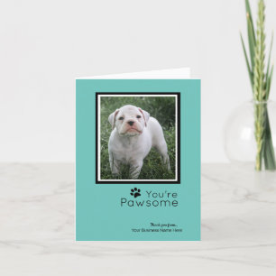 Pour Fêtes Annuelles Cartes De Remerciements Personnalisées - Cote Boxe