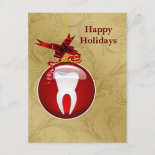 Pour Fêtes Annuelles Cartes de vacances de dentiste
