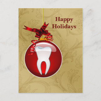 Pour Fêtes Annuelles Cartes de vacances de dentiste