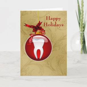 Pour Fêtes Annuelles Cartes de vacances de dentiste