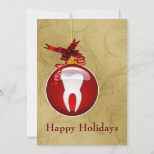 Pour Fêtes Annuelles Cartes de vacances de dentiste