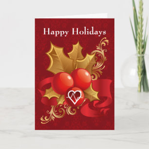 Pour Fêtes Annuelles cartes de vacances de la profession médicale cardi