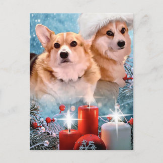 Pour Fêtes Annuelles Cartes de vacances Pembroke Welsh Corgis