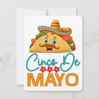Pour Fêtes Annuelles Cartes de voeux Cinco de Mayo, art original