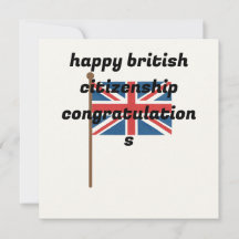Cartes de voeux de la citoyenneté britannique