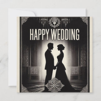 Pour Fêtes Annuelles Cartes de vœux de mariage heureux