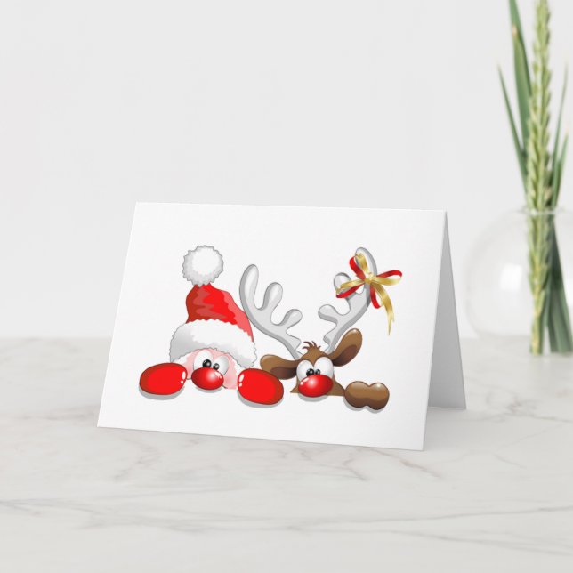 Pour Fêtes Annuelles cartes de voeux de noël (Devant)