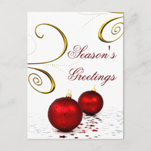 Pour Fêtes Annuelles Cartes de voeux de Noël de l'entreprise