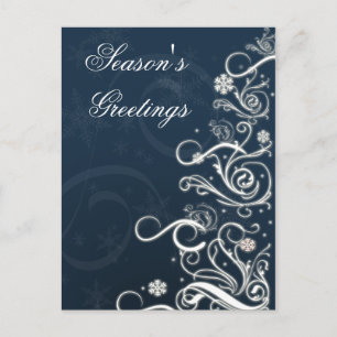 Pour Fêtes Annuelles Cartes de vœux de Noël festives