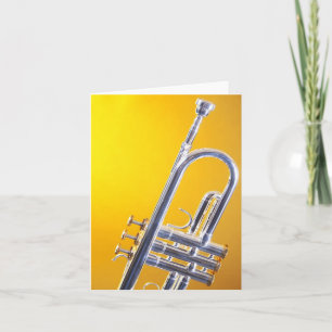 Pour Fêtes Annuelles Cartes de voeux de trompette