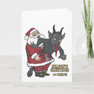 Pour Fêtes Annuelles Cartes de voeux Krampus