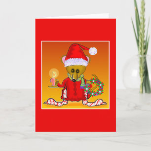 Pour Fêtes Annuelles Cartes de voeux père Noël Mouse