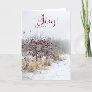 Pour Fêtes Annuelles Cartes de voeux simples de Noël de pays
