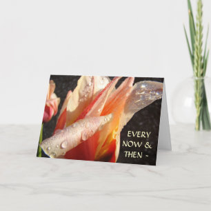 Pour Fêtes Annuelles Cartes de vœux TULIPES Chanceux d'avoir un patron 