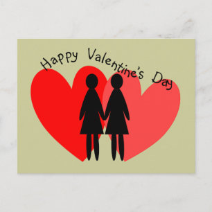 Pour Fêtes Annuelles Cartes et cadeaux Valentine lesbiennes