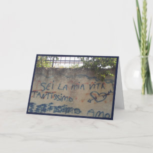 Pour Fêtes Annuelles Cartes Graffiti Italiennes
