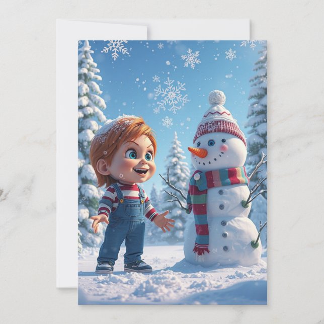 Pour Fêtes Annuelles cartes xmas faites main (Devant)