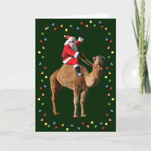 Pour Fêtes Annuelles Chameau de Jour et Cartes de Noël Joyeuses Père No