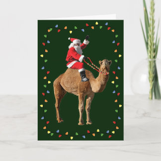 Pour Fêtes Annuelles Chameau de Jour et Cartes de Noël Joyeuses Père No