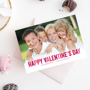 Pour Fêtes Annuelles Cheerful Shades Valentine's Day Cartes photos