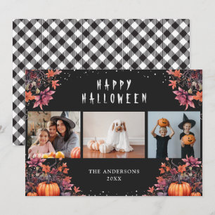 Pour Fêtes Annuelles Citrouilles 3 Photo Happy Halloween Cartes