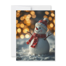 Collection bébé neige Cartes de Noël