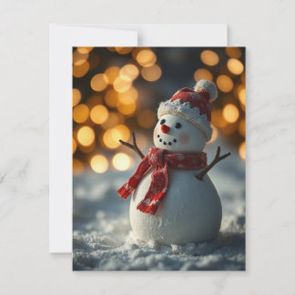 Pour Fêtes Annuelles Collection bébé neige Cartes de Noël