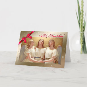 Pour Fêtes Annuelles Feliz Navidad. Cartes de Noël en espagnol