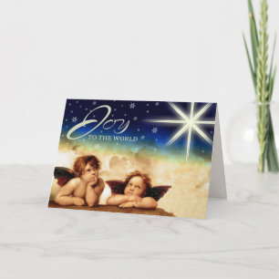 Pour Fêtes Annuelles Joie au monde. Cartes de Noël Art