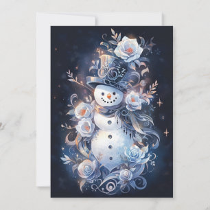Pour Fêtes Annuelles Jolies Cartes de Noël - Frosty Le Snowman