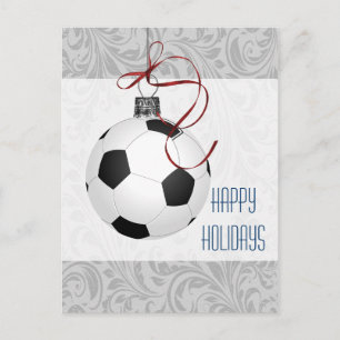 Pour Fêtes Annuelles Joueur de football Cartes de Noël