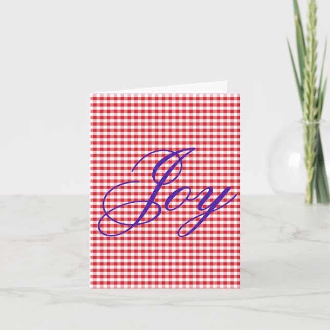 Pour Fêtes Annuelles Joy Fabriqué maison Noël Plié Cartes de notes (Devant)