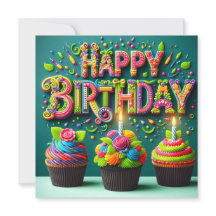 Joyeuses cartes de voeux d'anniversaire