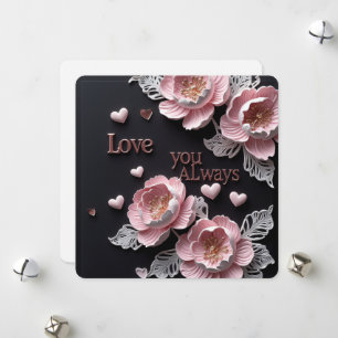 Pour Fêtes Annuelles L'amour que vous cartes toujours