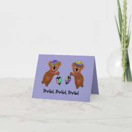 Pour Fêtes Annuelles Les cartes de jeu de Dreidel de koala