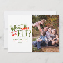 Les Cartes Photo De Noël De L'Elfe