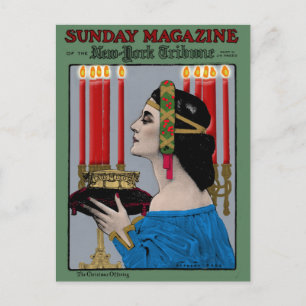Pour Fêtes Annuelles Magnifique Cartes d'Art Tribune New York 1905