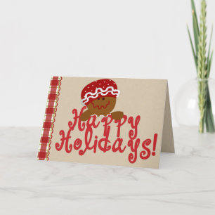 Pour Fêtes Annuelles Pain d'épice Noël Recette Cartes de voeux