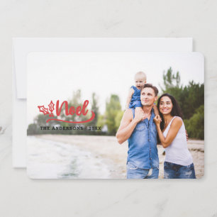 Pour Fêtes Annuelles script noel photo moderne vacances cartes photos